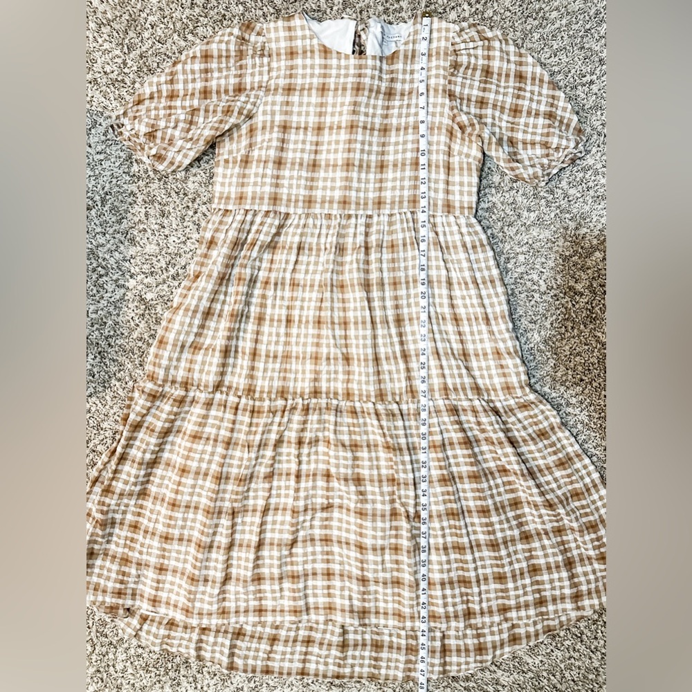 English Factory Plaid Midi Women’s Dress - Size Large - Picture 10 of 11